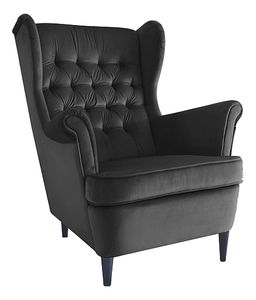 Fotelja za opuštanje Hollis (crna)