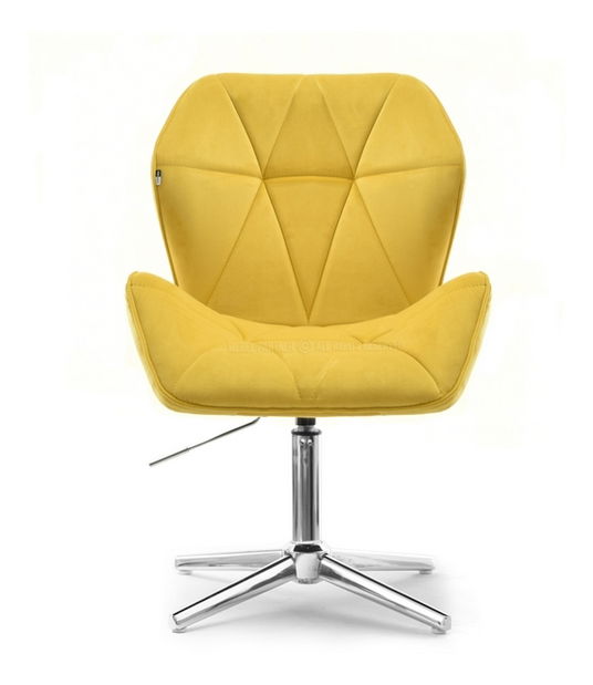 Fotel Velma S (sárga + fekete)