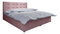 Manželská posteľ Boxspring 140 cm Fade 1 (ružová) (s matracom a úložným priestorom)