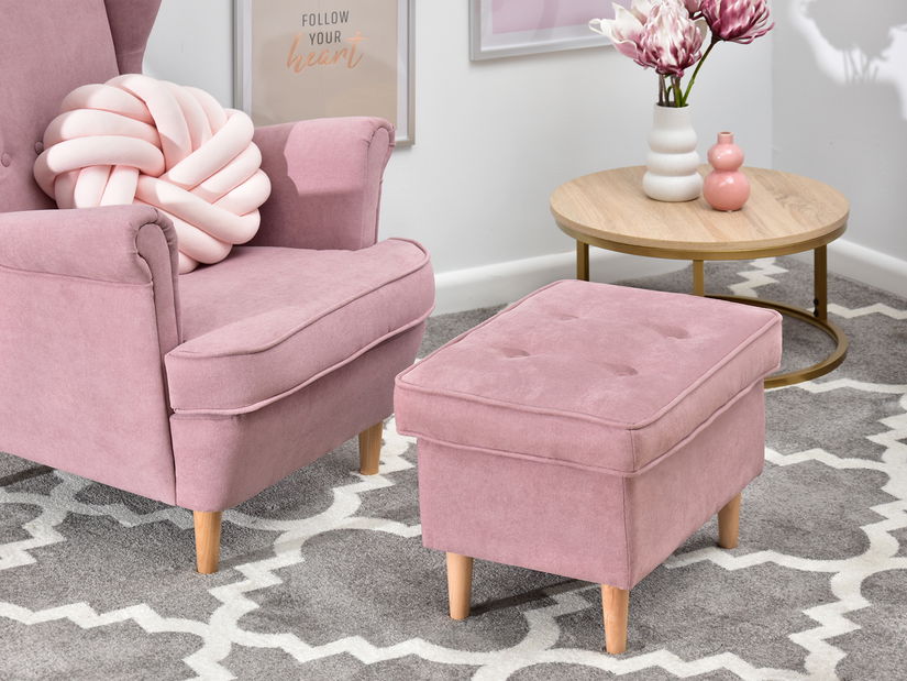 Taburetka Muriera (medová + chróm)