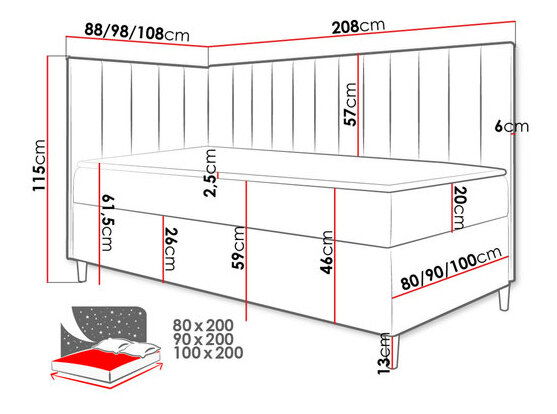 Detská posteľ Junior Kamire 3 (biela + sivá) *výpredaj