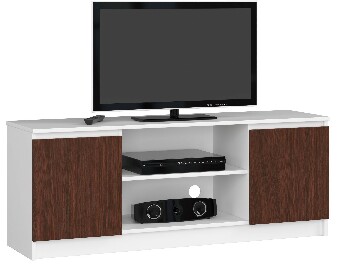 TV asztal Dariel  (fehér + wenge)