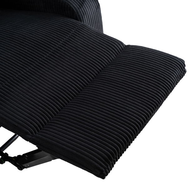 Polohovacie kreslo Trigesimo (čierna) 