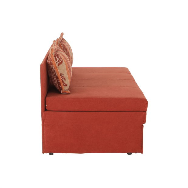 Háromszemélyes kanapé Sara téglaszín 