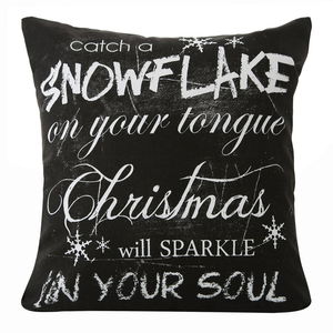 Pernă decorativă 40X40 cm Savi (negru + alb) (1 buc)