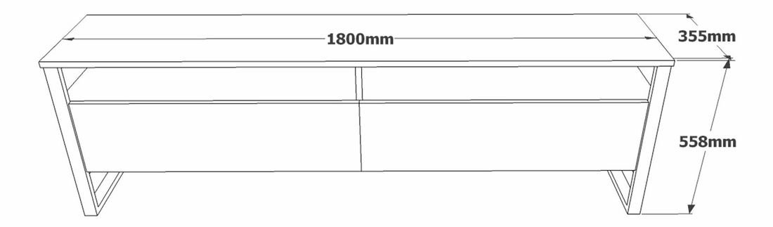 TV stolić / ormarić Mele 19
