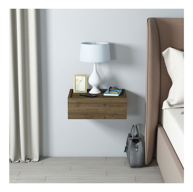 Nástenná polica Luminus (orech)