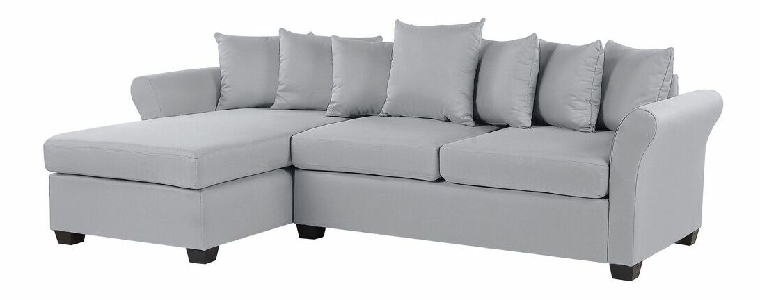 Kutna garnitura VENNA (svijetlo siva) (L)