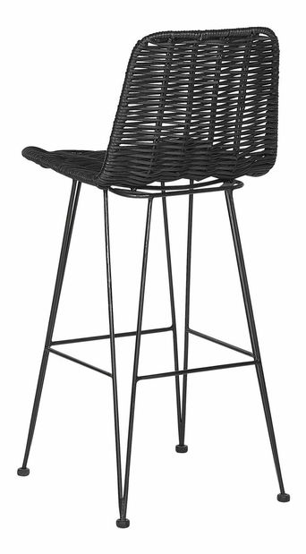 Bárszék szett 2 db Castel (fekete)