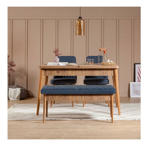 Klupa Vlasta 5 (atlantski bor + tamnoplava) 