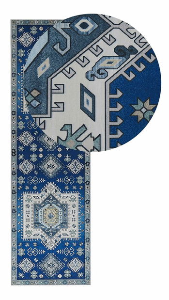 Koberec 60 x 200 cm Parka (modrá)