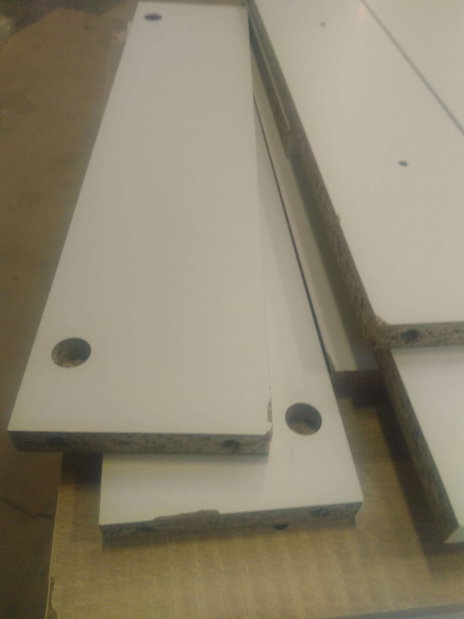 Barový stolík Matioso 1 (dub sonoma + biela) *bazár