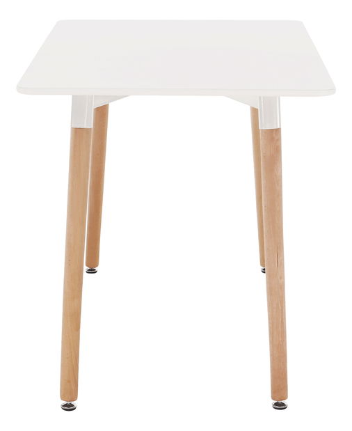 Jedálenský stôl Dirrax 4 (biela + buk) (pre 4 osoby)