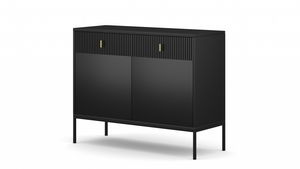 Komoda Magara 2D2S (crna + zlatna)