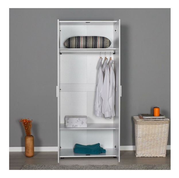 Ruhásszekrény Ginevra (fehér)