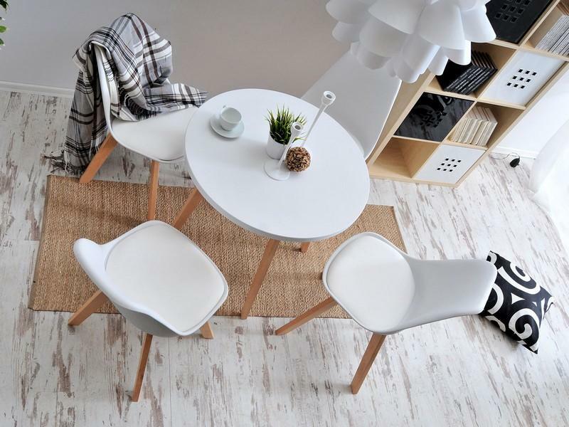 Stolica Large Wood (bijela + bukva)