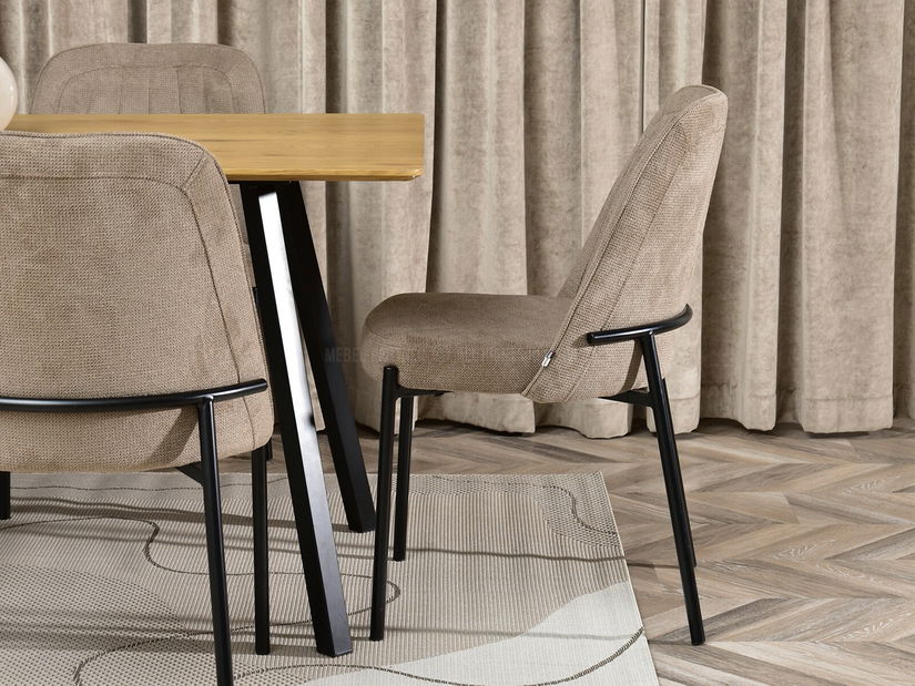 Scaun Ella (bej + negru)