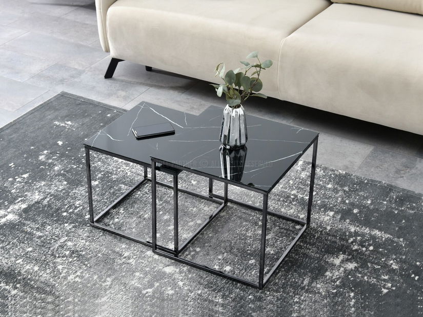 Konzolový stolík Prana Law (čierna)