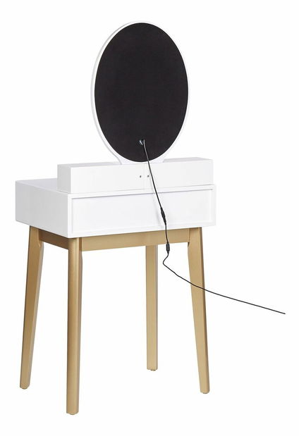 Toaletný stolík Roey (biela)