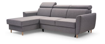 Sarokkanapé Gurana (szürke) (B)