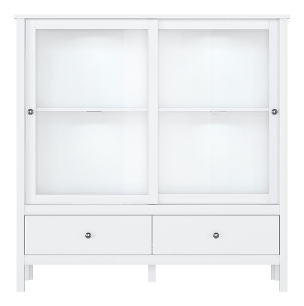 Vitrína Otis 2w2s (biela)