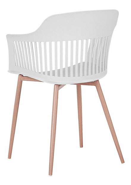 Set 2 ks. jedálenských stoličiek BARCA (biela)