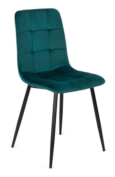 Jedálenská stolička Permite (tyrkysová) 