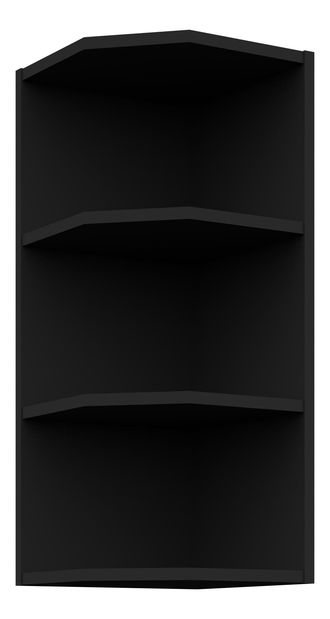Horný kuchynský regál Sienla 30 G 72 ZAK (čierna matná)