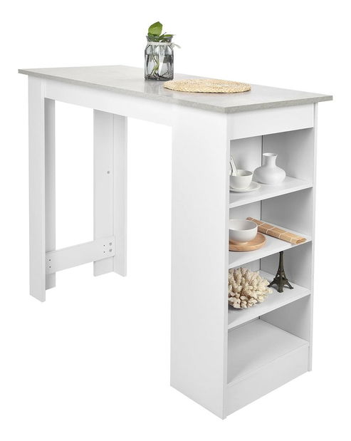 Bárasztal Matioso 1 (beton + fehér) *Kiárusítás