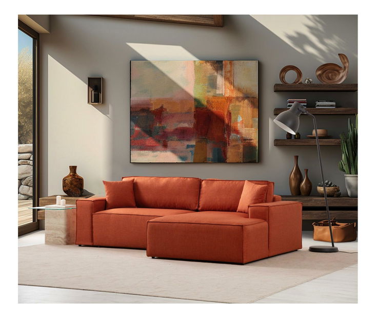 Colțar Pirlofenzza (cu sp. depozitare) (D) (Portocaliu)