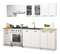 Set mobilier bucătărie 240 cm Ozara II B (Alb)