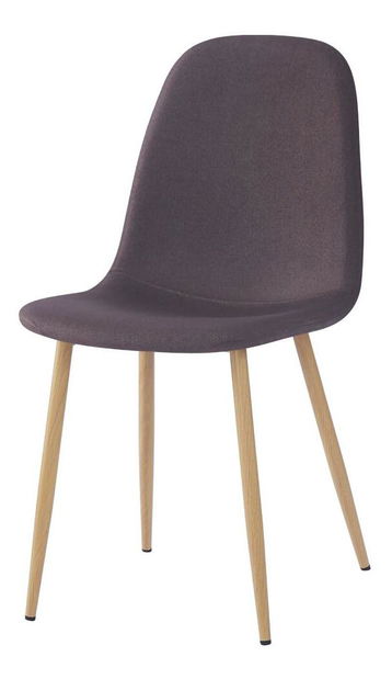 Scaun sufragerie Laga (maro închis + fag) 