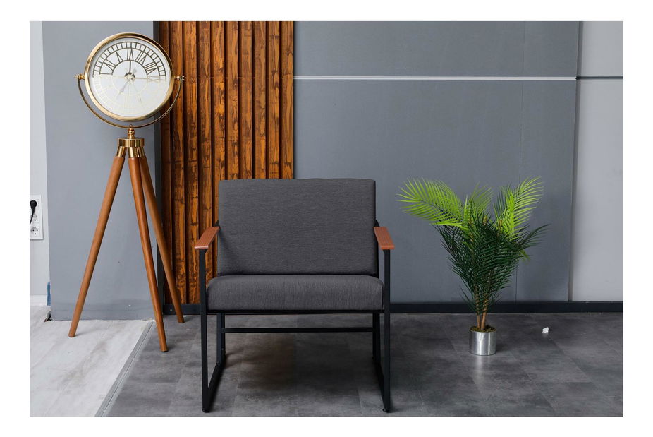 Fotelja Vantolazzo (dim + crna)