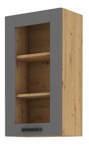 Horná kuchynská skrinka Lucid 40 GS 90 1F (dub artisan + dustgrey)