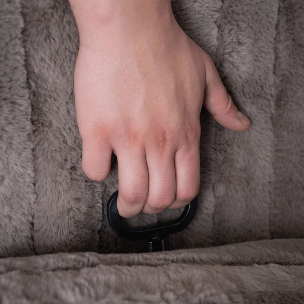 Polohovacie kreslo Reunirse (sivá) 