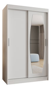 Dulap de haine 120 cm Rosaria (alb)