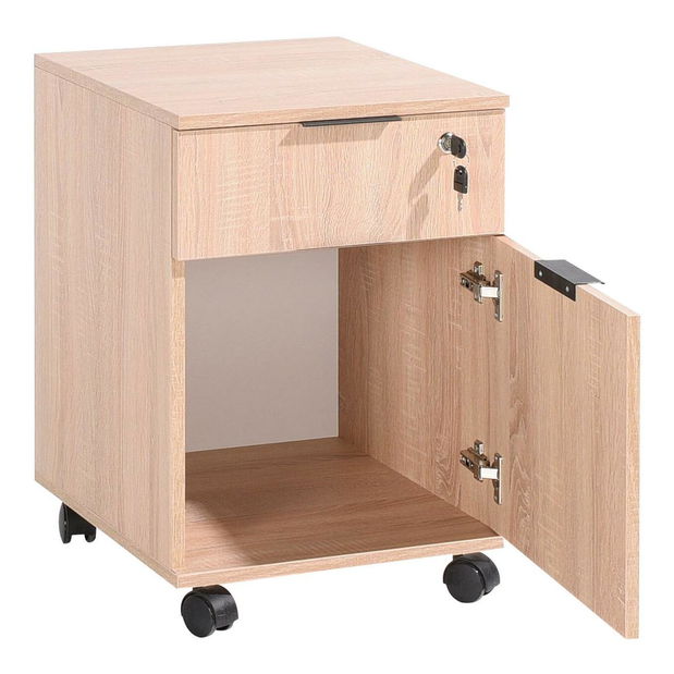 Ormarić na kotačićima Putesu (hrast sonoma)