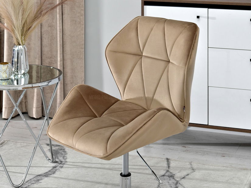 Fotel Velma S (bézs + fekete)