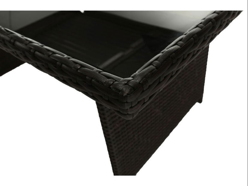 Kerti garnitúra Stork (barna + krémo) (8 fő részére)