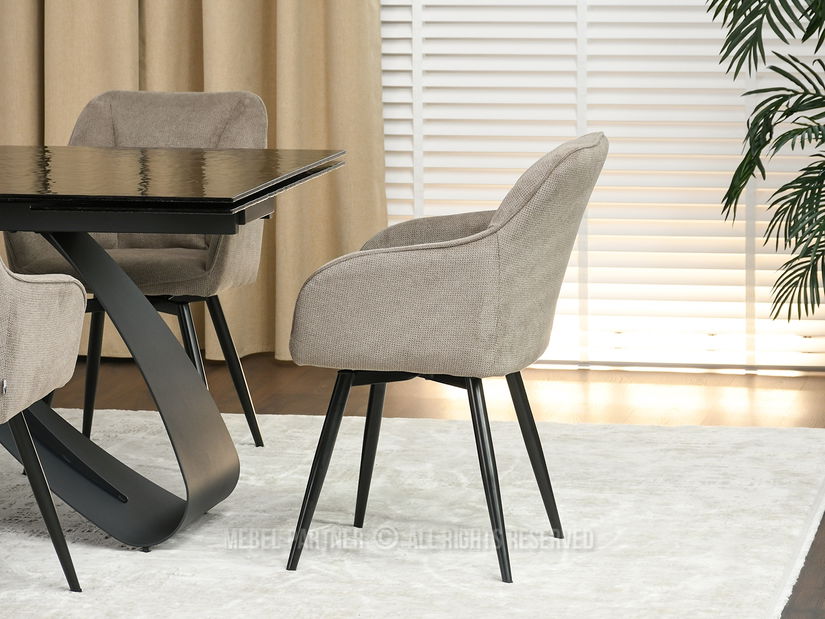 Stolička Bonita (béžová + zlatá)