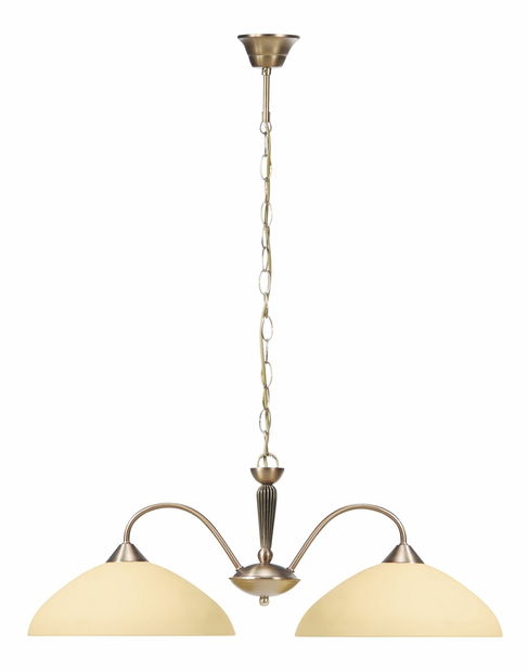 Függesztett lámpa Regina 8177 (bronz + krém)