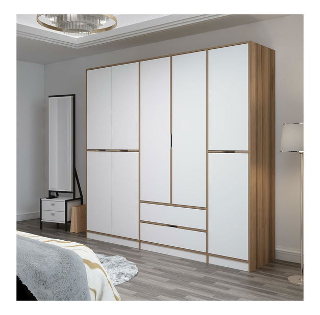 Dulap de haine Erich 1 (alb)