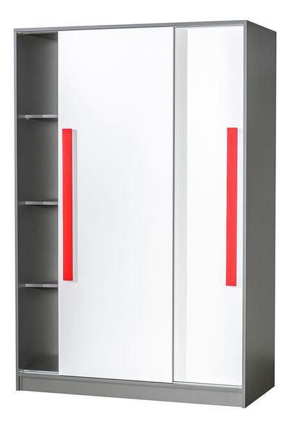 Šatníková skriňa Gilla G13 (červená)