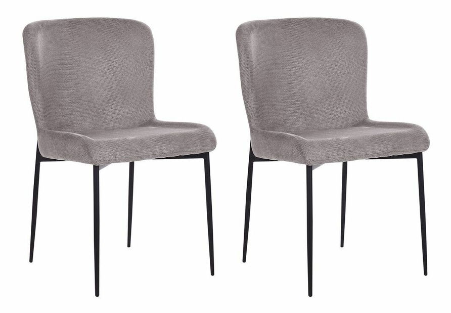 Set 2 ks jedálenských stoličiek Adana (tmavosivá)