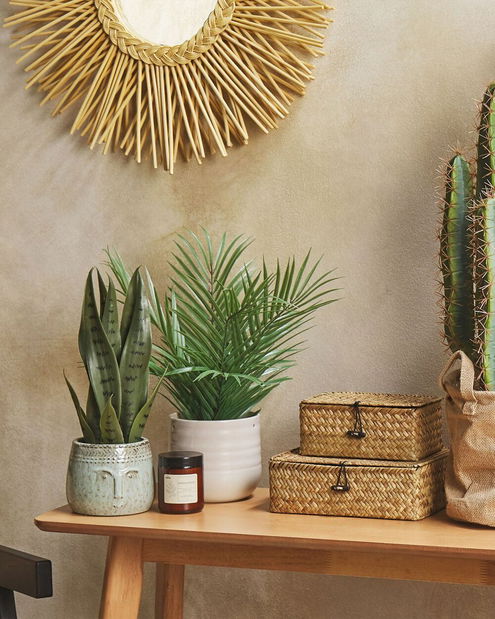 Umelá rastlina v kvetináči 40 cm Plano (zelená)