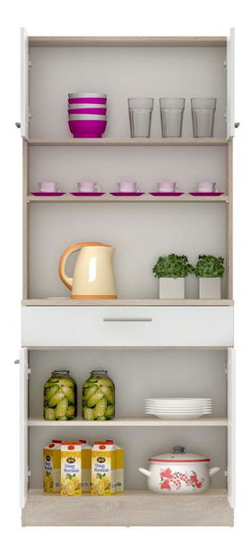 Kuhinjski kutak Domini NEW (hrast sonoma + bijela)