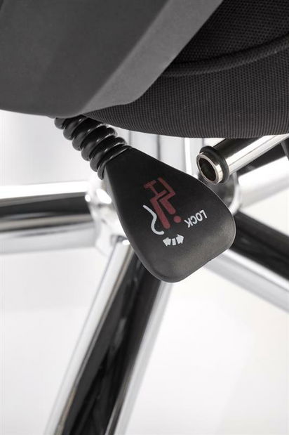 Fotoliu de birou Fareet (Gri închis + Negru)