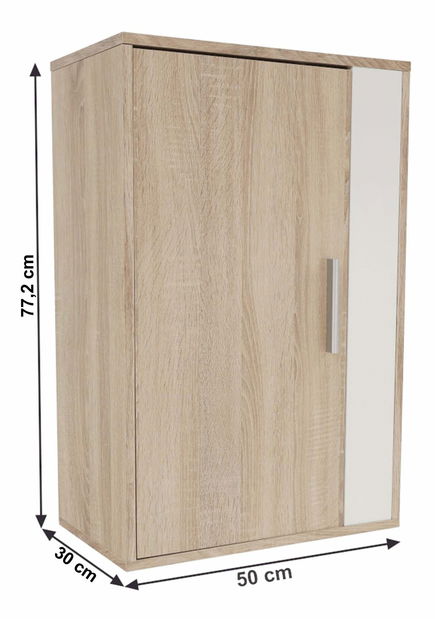 Obývacia stena Azope (dub sonoma + biela) 