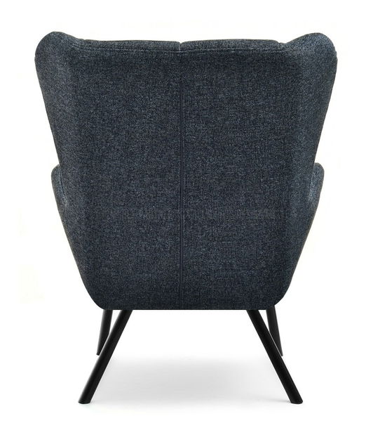 Dizájnos fotel Norweien (szürke + arany)