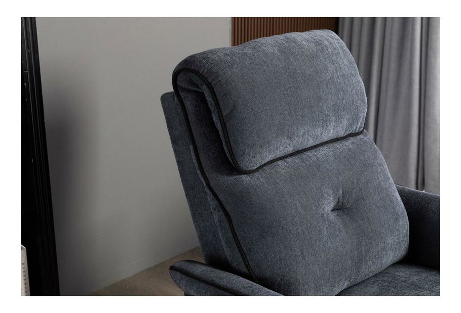 Polohovacie kreslo Trato (sivá)